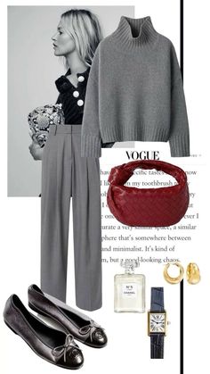 Neue Outfits, Grey Pants, 가을 패션, Autumn Outfit, Classic Outfits, Business Casual Outfits, Work Attire