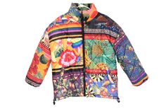 Farm Rio Puffer Jacket Size Small New with tag zipper closure pockets reversible oversized loose fit  please use measurements Measurements Chest 26"   Length 27" Multicolor Spring Puffer Jacket, Quilted Multicolor Outerwear For Fall, Multicolor Hooded Puffer Jacket For Fall, Multicolor Quilted Spring Outerwear, Multicolor Puffer Outerwear For Spring, Multicolor Hooded Puffer Outerwear, Casual Multicolor Quilted Jacket For Fall, Hooded Multicolor Puffer Outerwear, Multicolor Long Sleeve Puffer Outerwear