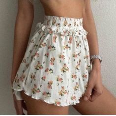 Super Cute For Love And Lemons Soft Ivory With Flower Prints Lola Shorts Brand New With Tags Bundle And Save Make Me An Offer Spring Cream Bottoms With Built-in Shorts, Floral Print Mini Bottoms For Vacation, Floral Print Summer Bottoms For Brunch, Summer Shorts With Built-in Shorts For Brunch, Cute Floral Print Summer Bottoms, Cute Summer Floral Print Bottoms, Summer Floral Print Mini Bottoms, Cute White High Waist Bottoms, Chic Cream Floral Print Bottoms