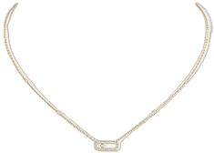 Signature Design, Brilliant Cut Diamond, Pave Diamonds, Diamond Necklace, Diamond Cuts, Jewelry Collection, Yellow Gold, Yellow, Gold