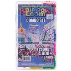 rainbow loom combo set with markers and pencils