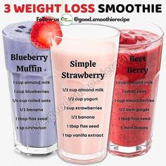 Smoothies Vegan, Easy Smoothie Recipes, Healthy Drinks Recipes