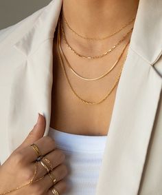 Made to live in, made to last. 14k gold filled, adjustable, & just what you've been searching for. Charm It, Phoenix Necklace, Hair Cuffs, Rope Chain Necklace, Chain Anklet, Rope Chain, Mykonos, Ring Bracelet, Anklets