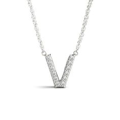 Diamond initials in 14k white gold will give you a special personalized necklace. Layer them with children’s initials or feature your own initial, either way these petite gems will become a favorite. 14k white gold 18” chain. Inyo also letter is 7mm tall. Metal: 14k white gold Round full cut diamonds approximately 1/15 carat. White Gold Initial Necklace For Anniversary, Classic Diamond Initial Necklace For Anniversary, White Gold Initial Pendant Necklace For Formal Occasions, Formal White Gold Initial Pendant Necklace, Formal White Gold Initial Necklace, Anniversary Sterling Silver Initial Necklace With Diamond Accents, Silver Diamond Initial Pendant Necklace, Silver Diamond Initial Necklace With Diamond Accents, Classic Sterling Silver Initial Necklace With Diamond Accents