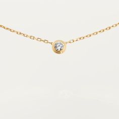 CRB7215500 - Diamants Légers necklace, LM - Yellow gold, diamond - Cartier Cartier Gold Necklace, Vintage Cartier Necklace, Cartier Diamond Necklace, Shifting Jewelry, Cartier Jewellery, Cartier Collection, Trinity Necklace, Cartier Gold, Cartier Necklace