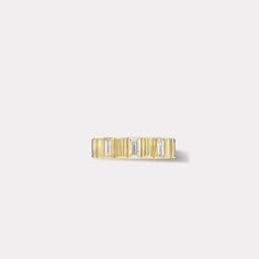 Pleated Five Stone Band - Baguette Cut Diamonds – Retrouvai | Modern Heirlooms Magazine Wall, Diamond Fashion Jewelry, Baguette Diamonds, Baguette Cut Diamond, Fairy Tale Wedding, Pink Ring, Mother Pearl, Baguette Cut, Baguette Diamond