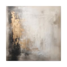 Abstract Neutral Wall Art - Canvas Print Gallery Wrap Abstract Art Gold Leaf, Wall Art Gold, Neutral Wall Art, Wall Art Canvas Prints, Interior Decor, Gold Leaf, Gallery Wrap Canvas, Abstract Art, Canvas Print