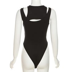 Material:?Polyester; Spandex 
Weight: 0.16KG 
Size: S-L 
SKU:?BO67498 
? Black Bodysuit, Polyester Spandex, Solid Color, Spandex, Black, Color