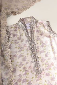 Lavender Garden Festive Silk Sharara With Floral Print, Summer Silk Palazzo Set With Resham Embroidery, Silk Floral Print Semi-stitched Sharara, Semi-stitched Silk Palazzo Set With Floral Print, Floral Embroidery Tissue Silk Set For Designer Wear, Floral Embroidered Tissue Silk Designer Wear Set, Designer Tissue Silk Set With Floral Embroidery, Summer Designer Silk Palazzo Set, Festive Floral Print Palazzo Set For Wedding