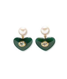 Enamored Earrings in Jade Pearl Tops, Green Amethyst, Fall Shopping, Jade Green, Exclusive Collection, Love A, Freshwater Pearls, Jade, Amethyst