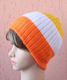 Hello, dear visitors! Maverique Pride gift * COLORS from top to bottom : yellow, white, orange. * To order another color combination, or any other hats in this style, please contact me. Shipping time is 1-2 weeks to Europe and 3-4 weeks to the rest of the world but it can take few days more. Colors may vary based upon your screen resolution. Welcome to my shop! https://www.etsy.com/ru/shop/KnittingAndDesign?ref=hdr Thank you for visiting my etsy store. Playful Adjustable Orange Hat, Playful Yellow Beanie Hat, Playful White Hat, Fun Orange Adjustable Hat, Yellow Brimmed Hat One Size, Retro Orange Bucket Hat, Casual White Beanie As Gift, Fun Orange Hat With Curved Brim, Multicolor Beanie Hat For Gift