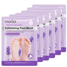 PRICES MAY VARY. NATURAL FEET EXFOLIATING PEELING MASK: Our Lavender Exfoliating Foot Peeling Mask Provides A Treatment To Remove Hardened, Dead,callused Skin To Make Your Foot Skin Soft And Tender Like Baby In 1-2 Weeks! Foot Mask Restores Your Feet To The Smooth, Soft Feet You Once Had. HEALTHY FOOT CARE: Natural Botanical Extracts Totally Safe For All Skin Types. It's A Great Peeling Foot Mask For Men & Women. Get Rid Of Rough Heels And Dead Skin With Our Exfoliating Foot Peel Mask, Generally Foot Mask Peel, Foot Peel Mask, Pedicure Socks, Peeling Mask, Manicure Gel, Foot Mask, Foot Spa, Luge, Callus Removal