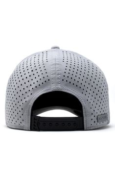 A smart moisture-wicking lining ensures superior comfort in a breathable perforated hat with a glare-reducing visor lining for superior clarity. 2 1/2" brim width Adjustable snapback strap 59% nylon, 34% micropolyester, 7% elastane or polyester/spandex Spot clean Imported Adjustable Baseball Cap With Breathable Mesh And Curved Visor, Adjustable Snapback Hat With Curved Bill And Breathable Mesh, Curved Visor Baseball Cap With Mesh Back, Adjustable Mesh Snapback Hat With Curved Visor, Casual Mesh Baseball Cap With Curved Visor, Adjustable Breathable Mesh Baseball Cap With Curved Brim, Adjustable Breathable Mesh Baseball Cap For Streetwear, Adjustable Baseball Cap With Breathable Mesh And Curved Brim, Mesh Snapback Baseball Cap For Outdoor