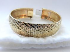 "Vintage gold plated sterling silver Cuff flexible bracelet, marked 925 Italy V. Timeless elegant design chic modernist style cuff bracelets from the 1970's era. Great for mixing bracelets. Listing is for 1x cuff bracelet. For Alligator and butterfly bracelet see my separate listing. Measures 7 1/2\" length. Great for mixing bracelets. I will carefully pack and ship this item the same day upon receipt of payment. thank you. Enjoy. For more Jewelry vintage Finds." Modernist Gold Bangle Bracelets, Gold Modernist Cuff Bracelet For Formal Occasions, Vintage Wide Band Bracelet For Formal Occasions, Modernist Jubilee Bracelet For Formal Occasions, Arm Bracelets Upper, Flexible Bracelet, Coil Bracelet, Elephant Bracelet, 925 Silver Bracelet