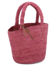 Manebi"Summer Medium" handbag100% rafia34x20x18 cm Eco-friendly Straw Bag For Shopping With Top Carry Handle, Bucket Straw Bag With Top Carry Handle For Shopping, Casual Handwoven Crochet Bag With Top Handle, Shopping Straw Bucket Bag With Top Carry Handle, Shopping Bucket Straw Bag With Top Carry Handle, Summer Jute Bag With Rolled Handles, Chic Handwoven Top Handle Bag, Chic Handwoven Natural Fiber Bag, Elegant Handwoven Beach Bag With Double Handle