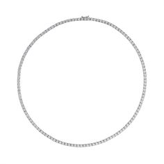 This stunning diamond tennis necklace is the perfect addition to your jewelry collection. It is classic and timeless and always in style! Based on a 16" chain length. We can custom make the length or carat weight too. Please email info@lolajamesjewelry.com to do so. 14K Gold Natural Diamonds 3.8ct: 203 round diamonds, 8.96 grams 5ct: 172 round diamonds, 11.65 grams 8ct: 147 round diamonds, 11.65grams J color, SI clarity 4 prong setting FINAL SALE Timeless Diamond Cut Cubic Zirconia Tennis Necklace, Classic Diamond Tennis Necklace As Gift, Timeless Cubic Zirconia Tennis Necklace With Diamond Cut, Timeless Tennis Necklace With Brilliant Cut Cubic Zirconia, Timeless Diamond White Tennis Necklace, Everyday Luxury Tennis Necklace With Brilliant Cut Cubic Zirconia, Timeless Diamond Cut Tennis Necklace, Timeless Tennis Necklace With Diamond Cut, Timeless Diamond White Tennis Necklace With Prong Setting