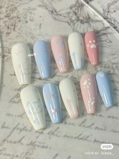 Lemon Nails, Funky Nail Designs, Lilac Nails, Art Deco Nails, Nice Nails, Animal Nails