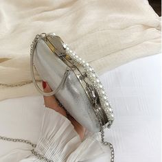 Free U.S. shipping. Style:  , color:Silver, suite for season：Spring, Summer, Autumn ，Dancing Club, Night Club, Party, Wedding, Material Rhinestone, Silver Pearl Rhinestones Evening Clutch Bag Wedding Chain Handbags Silver Wedding Bag With Chain Strap, Silver Clutch With Chain Strap For Wedding, Silver Wedding Clutch With Chain Strap, Silver Handheld Clutch For Party, Silver Clutch Evening Bag For Banquet, Silver Wedding Bag With Pearl Handle, Wedding Bag With Pearl Handle In Silver, Silver Handheld Bag With Pearl Handle, Silver Embellished Bag For Events