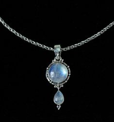 Sterling Silver Rainbow Moonstone Necklace Moonstone Necklaces, Outfits Jewelry, Ethereal Jewelry, Rainbow Moonstone Jewelry, Royalty Fashion, Fire Opals, Rainbow Moonstone Necklace, Tibetan Turquoise, Moonstone Necklace