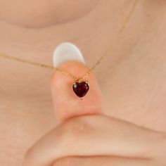 "Love is the shortest distance between two hearts. Bring this distance together with our heart necklace. Garnet Heart Necklace, 14K Solid Gold Heart Necklace,Valentines Day Gift,Design Necklace,Heart Jewerly,Love Heart Necklace ,Anniversary Gift Garnet is the birthstone for those born in January. https://artdiamonds.etsy.com/listing/1557295253/heart-garnet-ring14k-solid-gold?utm_source=Copy&utm_medium=ListingManager&utm_campaign=Share&utm_term=so.lmsm&share_time=1693582922888 https://artdiamonds.etsy.com/listing/1557312723/14k-solid-gold-garnet-heart?utm_source=Copy&utm_medium=ListingManager&utm_campaign=Share&utm_term=so.lmsm&share_time=1693583936858 F E A T U R E S * Made to Order. * Gold KT: 14K * Choice of Gold Color: Yellow Gold, Rose Gold, White Gold * Pendant Height: 9,14 mm / 0.36 Double Heart Birthstone Necklace Gift For Her, Anniversary Heart Pendant Birthstone Necklace, Heart Pendant Birthstone Necklace For Anniversary, Heart Pendant Birthstone Necklace For Wedding, Dainty Birthstone Jewelry For Valentine's Day, Dainty Birthstone Necklace For Valentine's Anniversary, Dainty Heart Birthstone Necklace For Valentine's Day, Fine Jewelry Heart Necklace With Birthstone, Double Heart Birthstone Necklace For Her