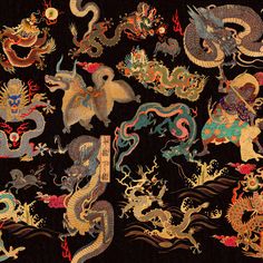 Mind The Gap Dragons Of Tibet Wallpaper - 2Modern Tibet Wallpaper, Chinoiserie Style, Mind The Gap, Art Japonais, Pierre Frey, Modern Wallpaper, Wallpaper Samples, Of Wallpaper, The Gap