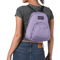 Jansport Pastel Lilac Half Pint Mini Backpack New With Tags Retail $30 Approximately 4 X 10 X 11 Smoke Free Ref Cb Trendy Purple Softback Backpack, Casual Purple Backpack For Daily Use, Purple Softback Backpack For Daily Use, Casual Purple Bags For Back To School, Casual Purple Backpack For School, Casual Purple School Bag, Daily Use Purple Softback Backpack, Casual Purple School Backpack, Purple Softback Backpack For Back To School