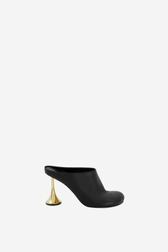 Orchestra Closed Mule Heel Mule Heel, Black Leather Mules, Leather Mules, Bag Dress, Orchestra, Shoe Collection, Dress Accessories, Mule, Heeled Mules