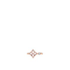 LOUIS VUITTON® - Color Blossom Mini Star Ring, Pink Gold, White Mother-of-pearl And Diamond - Pink Gold Pink Gold Jewelry, Luxe Jewelry, Louis Vuitton Jewelry, Jewelry Care Instructions, Star Ring, Pink Ring, Fine Jewelry Collection, Girly Jewelry, Pink Gold