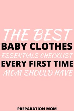 How many baby clothes do I need Essentials For Newborn