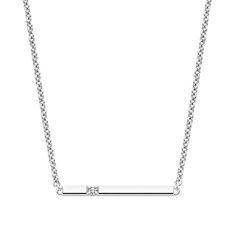 Diamond Bar Pendant | Brilliant Earth Modern Diamond Necklace With Adjustable Chain, Classic Bar Necklace With Diamond Accents, Classic Diamond Bar Necklace For Formal Occasions, Modern Diamond Necklace For Anniversary, Modern Diamond Necklace With Cable Chain, Modern Diamond Necklace With Diamond Accents For Formal Occasions, Modern Diamond Necklace With Accents For Formal Events, Modern Diamond Necklace With Adjustable Chain For Formal Events, Formal White Gold Bar Necklace With Diamonds