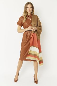 This cashmere blend wrap features a colour block print with metallic thread to add a touch of glitz. Colour Block, Metallic Thread, Next Day, Mocha, Block Print, Color Blocking, Wrap Dress, Cashmere, Shirt Dress