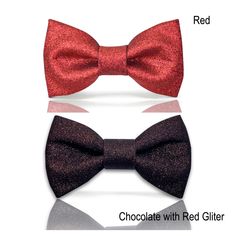 All bow tie is handmade. We can customize it for you to fit your style and event use. Glitter metallic Red bow tie  Adult Size: W5 x H2.5inches (W12.8 xH6.3cm) Adjustable Strap fit most of the neck size from 13-23 inches (33-58cm)  Pocket Square Size: H6.5 x W3.2 in ☆SHIPPING & RUSH ORDER ☆   Please contact us we can help to ship it earlier and Upgrade shipping. ☆Ship to the US Free Shipping - USPS First Class Mail  Upgrade shipping - USPS Priority Mail (US) 1-5 working days ☆Ship to other count Party Bow Tie With Red Bow, Red Satin Bow For Party, Red Bow Tie Back Bow As Gift, Red Bow With Bow Tie Back For Gift, Red Bow With Tie Back As Gift, Adjustable Red Bow Tie For Party, Adjustable Red Bow Tie For Parties, Red Party Bow With Ties, Adjustable Red Bow For Party