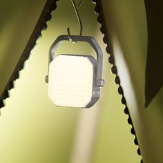 a light that is hanging from the ceiling