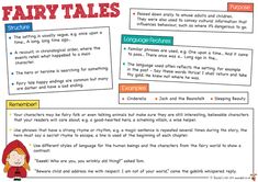 the fairy tale worksheet for children to learn how to read and understand them