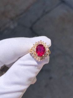 Ruby Cocktail Ring, Vintage Ruby Engagement Ring, Art Deco Engagement Ring Ruby, Ruby Engagement Rings, Vintage Ruby Ring, Ruby Engagement Ring Vintage, Antique Ruby Ring, Ruby Wedding Rings, Ruby Jewellery