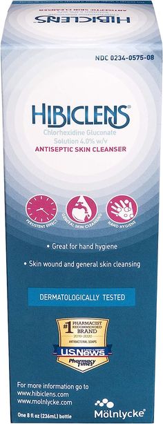 Before surgery you will be instructed to use this or possibly another similar brand. This was the one I used both before and after. Has that sanitary hospital sent but I did not have any infections so trust it works. Hibiclens Antimicrobial, Antiseptic Soap and Skin Cleanser 8oz for Home Hospital 4% CHG Calamine Lotion, Psychiatric Medications, Skin Cleanser, Antibacterial Soap, Hand Hygiene, Liquid Hand Soap, Skin Cleanse, Emergency Prepping, Skin Cleanser Products