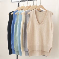 Description Feature: 100% Brand new and high quality Style: fashion,casual Size: one size Material: polyester Fabric: knit Sleeve length: sleeveless Thickness: regular Neckline: v-neck Length: regular Pattern: solid Season: autumn,winter Occasion: everyday,daily Garment:Hand washing or machine washing,line dry. Package:1pcs sweater Note:  1.Due to the light and screen difference, the item's color may be slightly different from the pictures. Please understand.  2.Please allow 2-3% error due to manual measurement.Please make sure you don's mind before you mid. 3.Size doesn's fit all.Please carefully check size chart and select the size based on your real size. V-neck Knit Vest, Knitted Vest Patterns Free For Women Casual, Knitted Vest Pattern Free Woman, Vneck Knit Vest, Knitted V Neck Sweater Vest, Knitted Sweater Vest Free Pattern, Sleeveless Knitted Vest Patterns, Knit Sweater Vest Pattern V Neck, Knit Pullover Vest