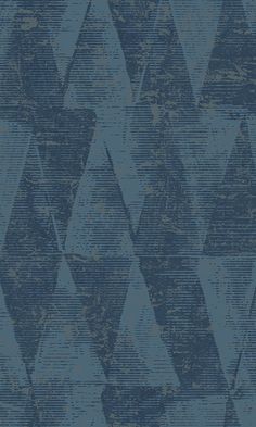 a blue wallpaper with triangles and lines in the middle, as well as an image of