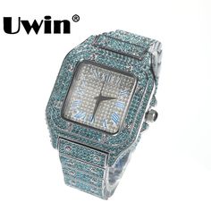 Uwin Fashion Crystal Watch Luxury Diamond Bracelet Watch Big Face Square Full Bling Iced Out Watch Hip Hop Rapper This item is everything you've dreamed of and more. It feels soft and lightweight, with the right amount of stretch. It's comfortable and flattering for all. Limited Stock! • Available For A Limited Time, Get Yours Today • 100% Quality Guaranteed Plus Fast And Secure Free Shipping Worldwide With Tracking Available • Made Of High Quality Premium Material • Get Your Own While You Still Iced Out Watch, Hip Hop Watches, Watch Big, Rhinestone Watches, Diamond Bling, Crystal Watches, Big Face, Luxury Diamonds, Diamond Quartz