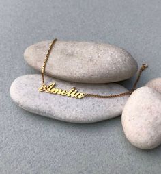 Custom Name Necklace,Name Necklace with Your Name,Personalized NecklaceYou can select your wishes chain style on dropdown menu.FONT OPTION : The font in the image is valid for this product. Visit my shop for other fonts. Or write to us in the message box. https://www.etsy.com/shop/MastercraftsmanStore?ref=s2-header-shopnameItem Description:-I can make any size and style you want.- Custom Name Necklace.- Material: Gold Plated 18k , Sterling Silver .-Material: 925 sterling silver-Chain Length: 4", Adjustable Meaningful Jewelry With Custom Name, Customizable Bracelet Jewelry For Personalized Gifts, Dainty Customizable Nameplate Bracelets, Personalized Name Bracelet For Gifts, Personalized Name Bracelet For Gift, Personalized Meaningful Name Bracelet Gift, Personalized Adjustable Meaningful Jewelry, Personalized Nameplate Bracelets As Gift, Customizable Dainty Jewelry Bracelet