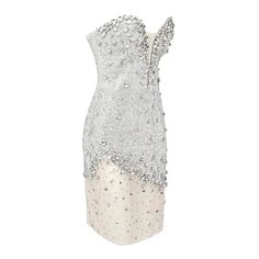 Embrace the spotlight with our handmade Glamorous Luxury Crystals Shiny Short Dress, where sophistication meets modern chic. This strapless wonder is designed to dazzle, with a constellation of hand-applied crystals and intricate beading that dance across the fabric, creating a stunning play of light with every movement. Constructed with a blend of polyester and cotton, this dress boasts a flattering straight silhouette that skims the body with an exquisite natural waistline, culminating in a playful mini length that celebrates the legs. The absence of a built-in bra allows for a seamless fit, ensuring that the dress contours to your unique shape with elegance. The dress is a testament to expert craftsmanship, woven with high-quality polyester that offers breathability and comfort, allowin Shiny Short Dress, Red Valentines Day Dress, Intricate Beading, Nature Dress, Eve Dresses, Swimwear Trends, New Years Eve Dresses, Scuba Dress, Stunning Gowns