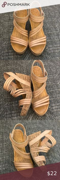 Women’s 9 cork wedge sandals Blowfish Shoes, Cork Wedges Sandals, Cork Wedge, Wedge Sandals, Cork, Wedges, Super Cute, Sandals