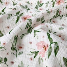 Experience the luxurious feel of our Double Gauze fabric, crafted from 100% cotton with a weight of 125 gsm (3.7 oz/yd²). Its dobby weave structure adds subtle texture and depth to the fabric, elevating its visual appeal. Composition: 100% Cotton Weight: 125 gsm (3.7 oz/yd²) Structure: Dobby weave Width: 140 cm Stretch: No This light and very soft fabric are most often used in apparel. It is not only lightweight and breathable but also offers exceptional softness, making it ideal for a wide rang White Digital Prints With Printed Motifs For Spring, Summer Cotton Fabric With Pattern Prints, Printed Cotton Fabric For Summer, White Cotton Fabric For Summer, White Cotton Summer Fabric, Cotton Digital Prints With All Over Pattern, Floral Print Patterned Cotton Fabric, Patterned Cotton Fabric With Floral Print, Green Floral Print Cotton Fabric