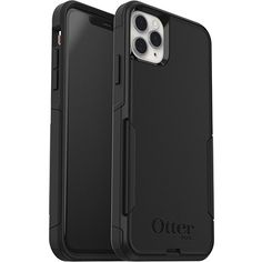 the otter case for iphone 11 is shown in black and features an extra protective cover