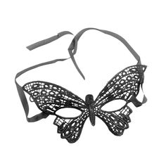 Butterfly Soft Lace Black Halloween Masquerade Mask-Masks-SPARKLE ARMAND Black Novelty Masks For Cosplay, Novelty Masks And Prosthetics For Halloween Masquerade, Gothic Adjustable Masks And Prosthetics For Costume, Carnival And Halloween Costume Mask, Adjustable Black Masks For Festivals, Black Novelty Masks For Carnival, Gothic Masks For Halloween Costume Party, Gothic Mask For Halloween Costume Party, Gothic Halloween Mask For Costume Party