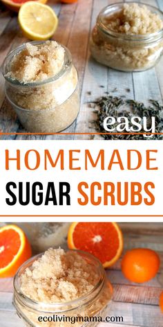 Diy Sugar Scrubs, Homemade Sugar Scrubs, Homemade Sugar Scrub, Natural Sugar Scrubs, Face Scrubs, Lavender Sugar Scrub