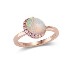 Argyle Pink™ diamond and opal stacking moon inspired ring. Highlighting the beauty of Australia's gem rich landscape. Opal and pink diamonds are both mystical stones. Oval White Australian Lightning Ridge Opal, 0.98ct Argyle Pink™ 8P/PP-9P/PP Diamonds, 0.10ct 18K Pink Gold In stock Moon Opal Ring, Pink Opal Gemstone Rings, Elegant Moon Shaped Opal Ring For Gift, Elegant Pink Opal Gemstone Ring, Luxury Pink Opal Ring, Lightning Ridge Opal, Moon Ring, Lightning Ridge, Bracelet Collection