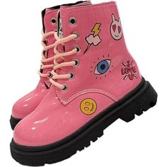 Pink Doodle combat boots Adorable to pair with dresses and skirt | Lola + The Boys | Doodle Combat High-Top Kids Boots (Pink, Size US 6/EU 37) | Maisonette collects the best children’s products from around the world (unlike Zulily, Etsy, The Tot, Farfetch Kids, Childrensalon, Crate and Kids, Kohls, Wayfair, Buy Buy Baby, Nordstroms, Mini Boden, J.Crew Factory, or PotteryBarn Kids), creating a curated shopping experience for you. Think of us as your shortcut to fashion for litte ones! Vampire Oc, Red Green Dress, Top Kids, Boys Fits, First Communion Dresses, High Top Boots, Pink Boots, Boy Accessories, Buy Buy