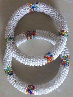 Maasai Beaded Bracelets, African Bracelets, African Jewelry, White bracelets, Beaded Bangles, Ethnic Beaded Bangles, African Bracelets, Seashell Bracelet, Crochet Beaded Bracelets, Wholesale Necklaces, Bracelets Beaded, Rope Jewelry, Beaded Rope, Jewelry White