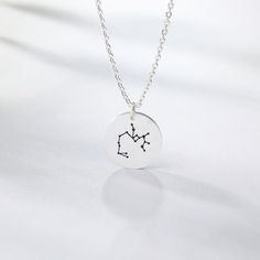 Silver Personalized Jewelry Celestial Engraved Jewelry As Gift, Celestial Silver Jewelry For Gifts, Celestial Style Silver Jewelry For Gifts, Personalized Celestial Sterling Silver Necklace, Celestial Sterling Silver Personalized Necklaces, Personalized Celestial Sterling Silver Necklaces, Celestial Necklaces With Adjustable Chain As Gift, Personalized Celestial Necklaces For Gifts, Celestial Necklace With Adjustable Chain Gift